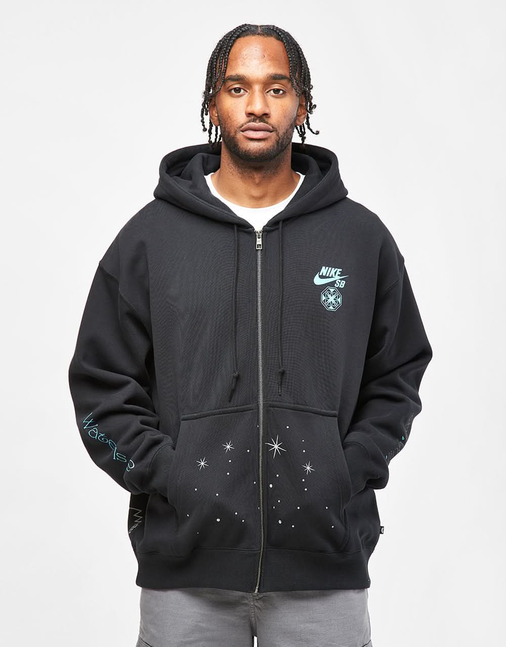 Nike SB x Di'Orr Greenwood L/S Max90 Fleece Hoodie Black