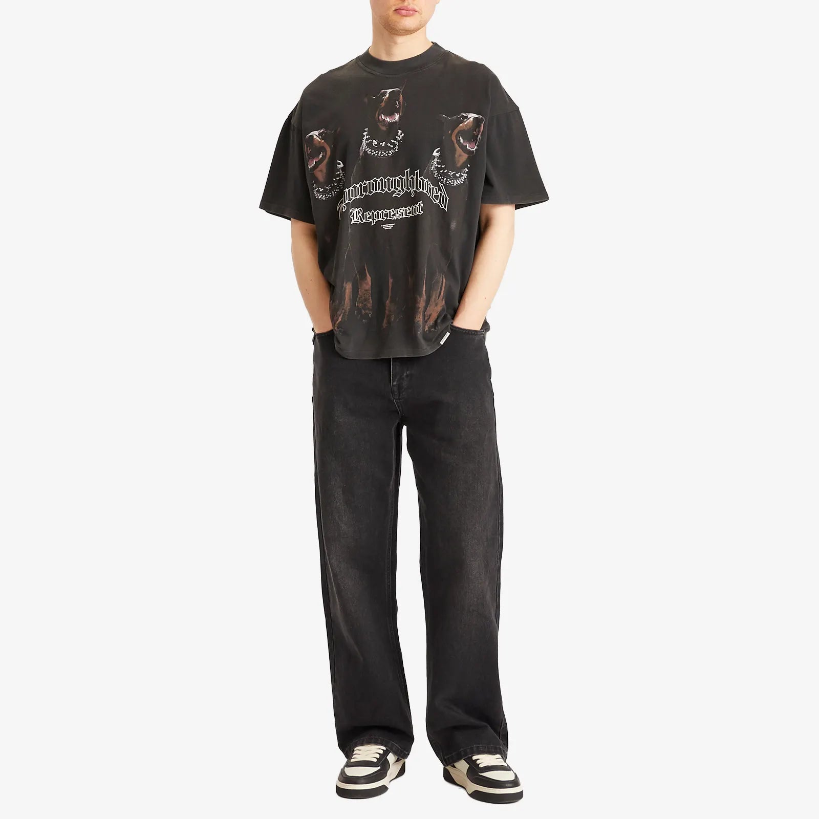 Represent Thoroughbred T-Shirt Vintage Black