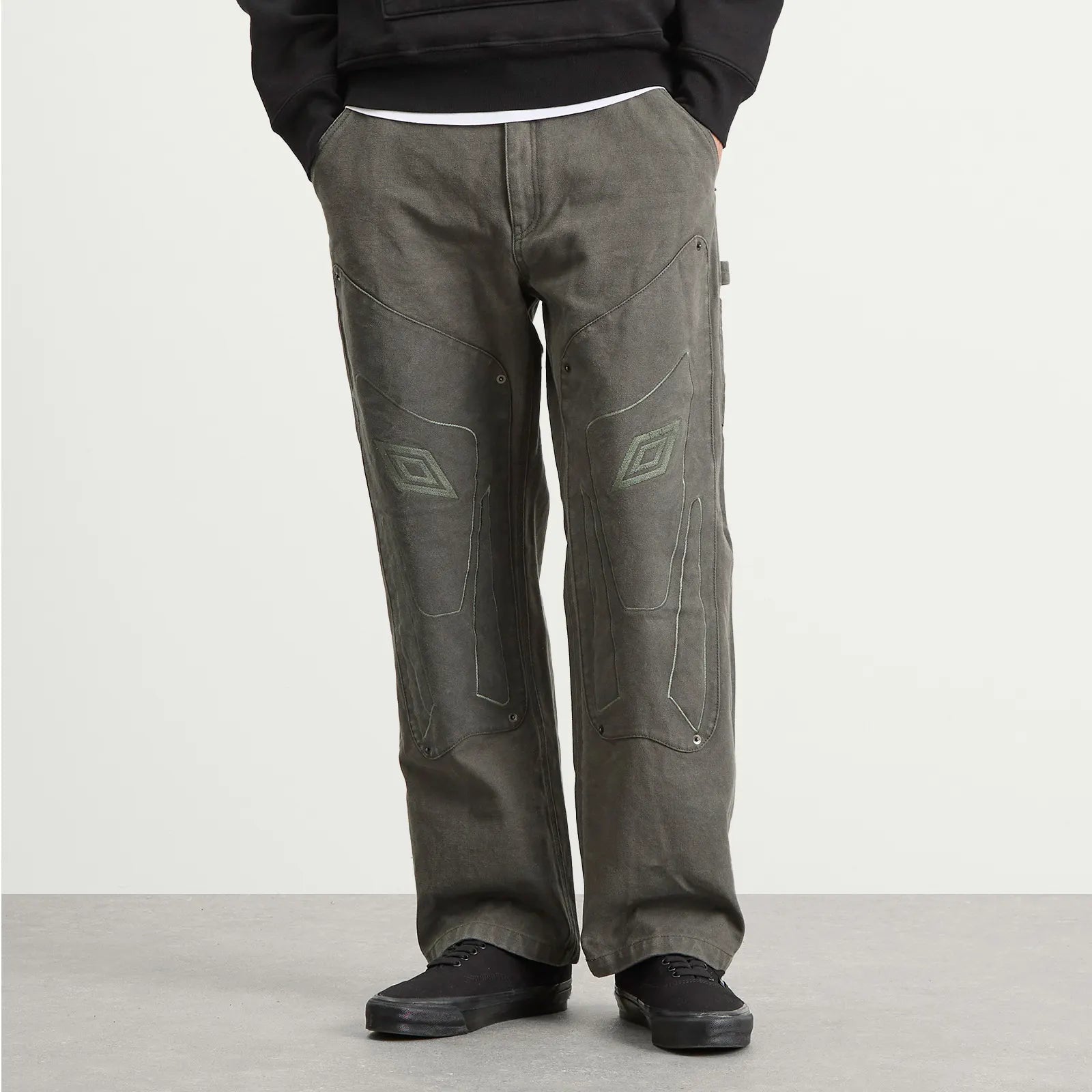 Umbro x Slam Jam Shinguard Canvas Pants Dark Olive