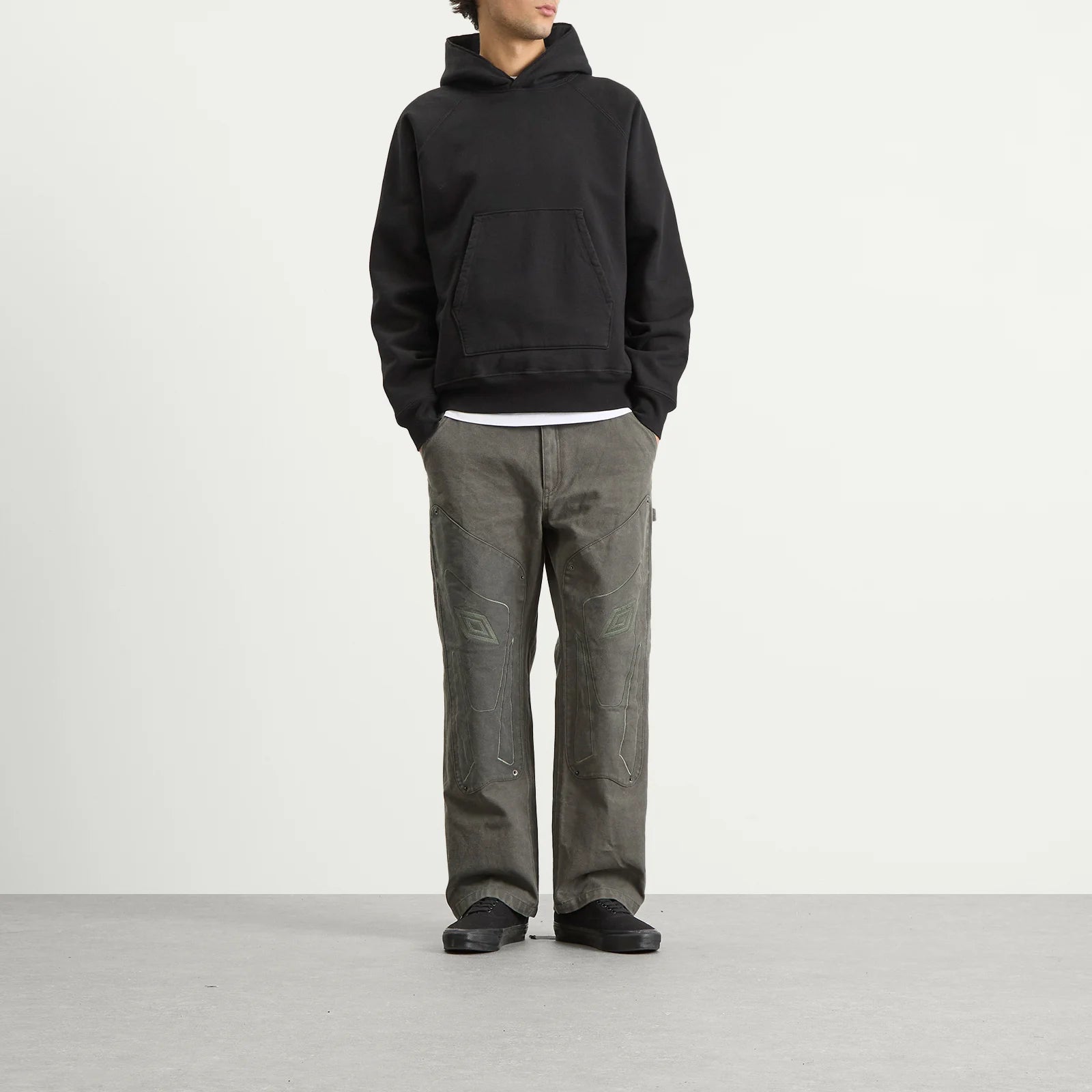 Umbro x Slam Jam Shinguard Canvas Pants Dark Olive