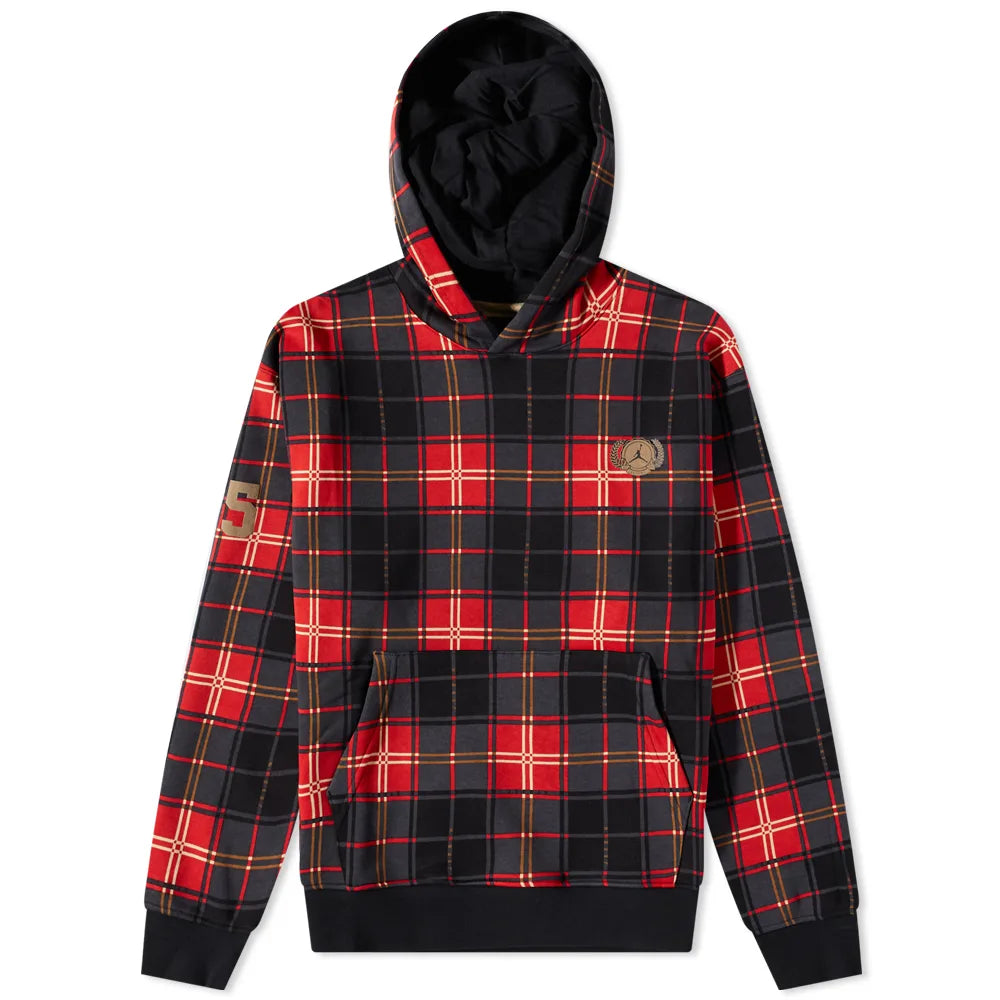 Air Jordan MJ Holiday Plaid Pullover Hoodie