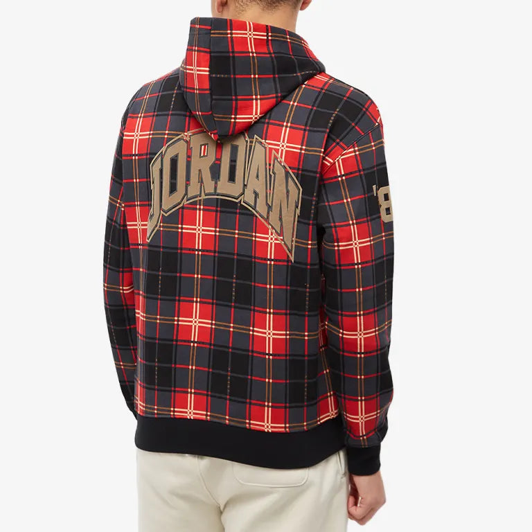 Air Jordan MJ Holiday Plaid Pullover Hoodie