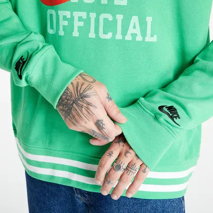 Nike French Terry Pullover Hoodie Green