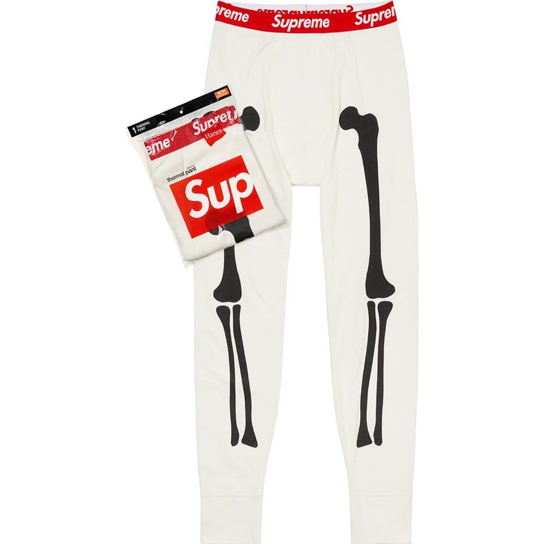 Supreme x Hanes Bones Thermal Pant (1 Pack) 'Natural'