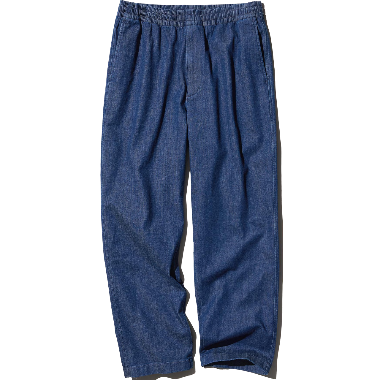 Uniqlo Stretch Easy Ankle Pants Denim Blue