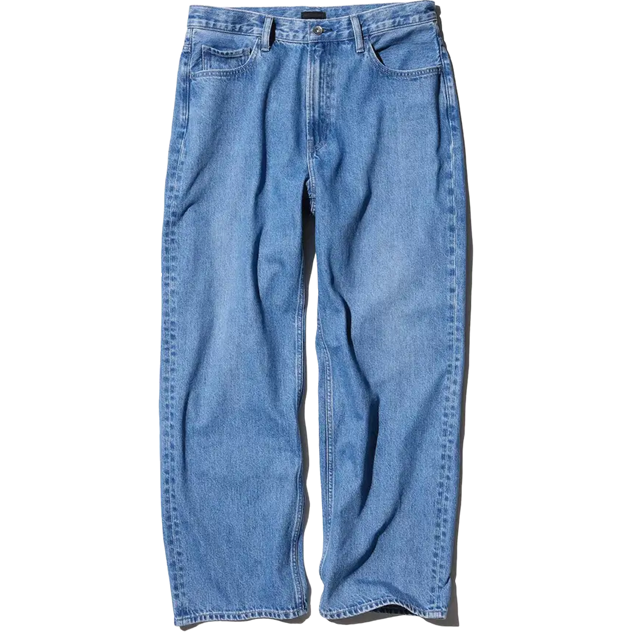 Uniqlo Wide Straight Jeans Blue