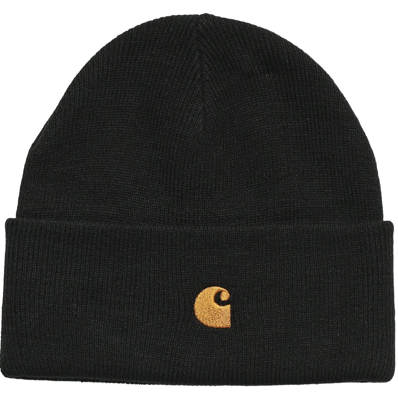 Carhartt WIP Chase Beanie Black Gold