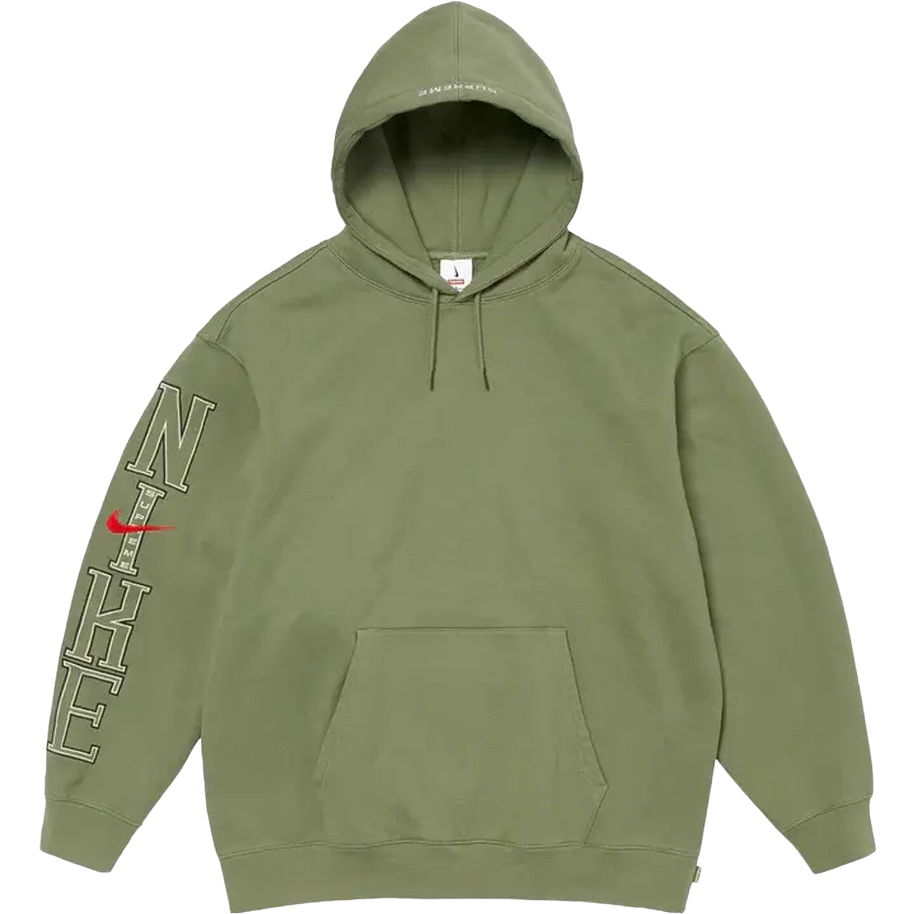 Supreme x Nike Hooded Sweatshirt Olive