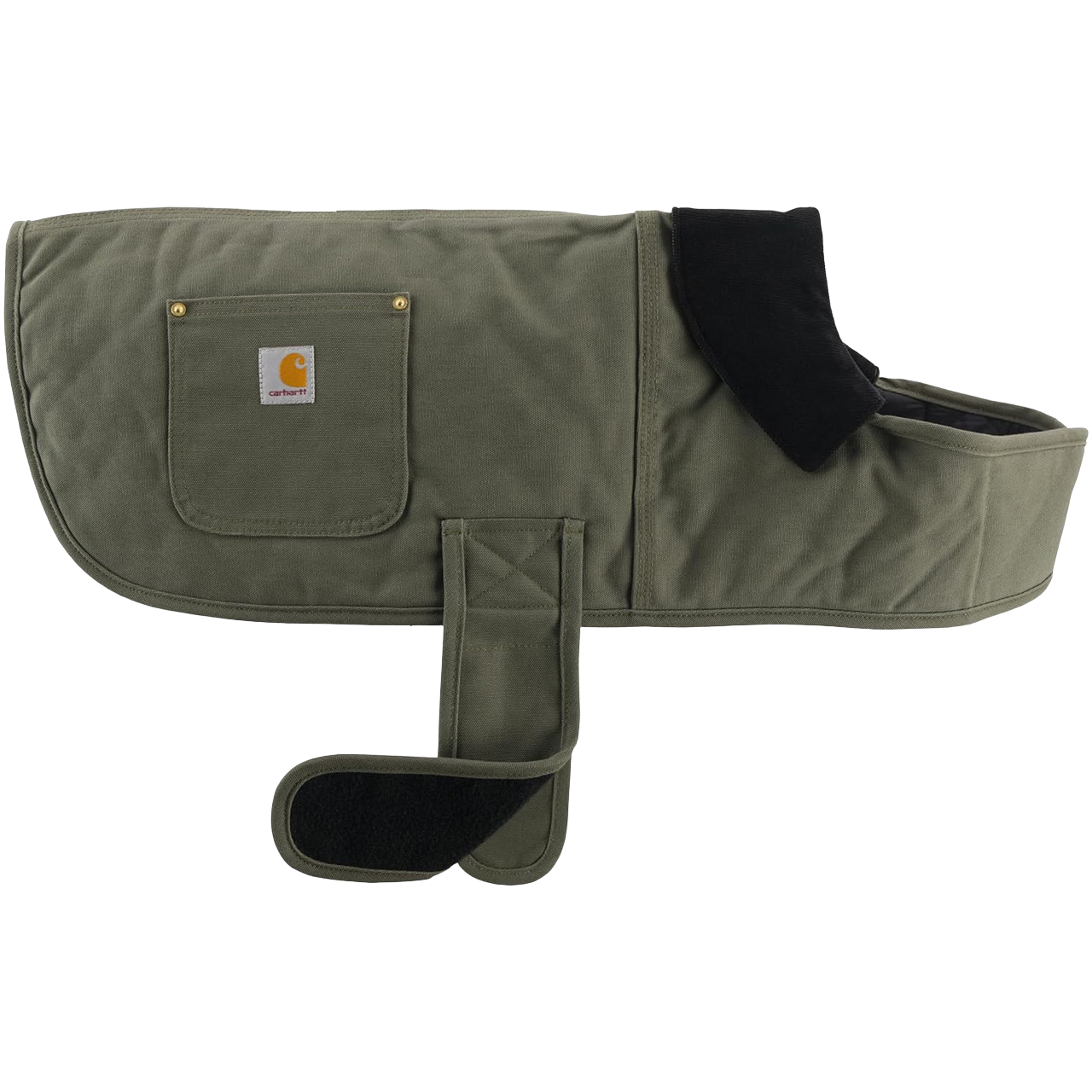 Carhartt Pet Firm Duck Insulated Dog Chore Coat Jacket Army Green