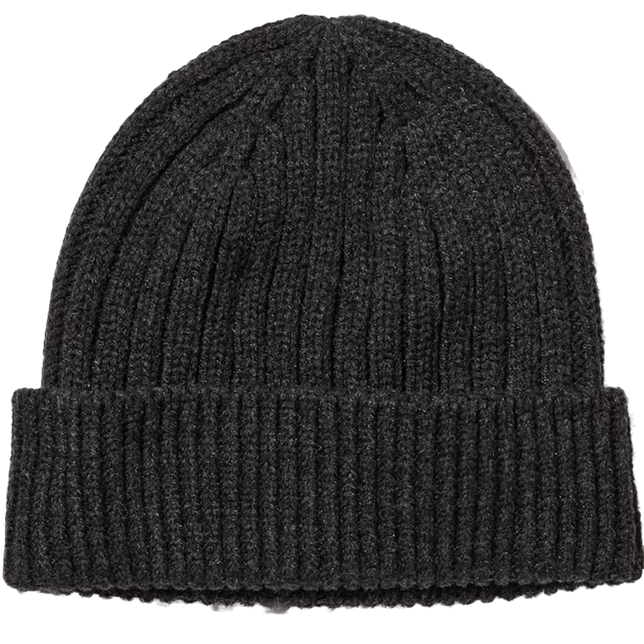 Uniqlo Heattech Beanie Ribbed Dark Grey