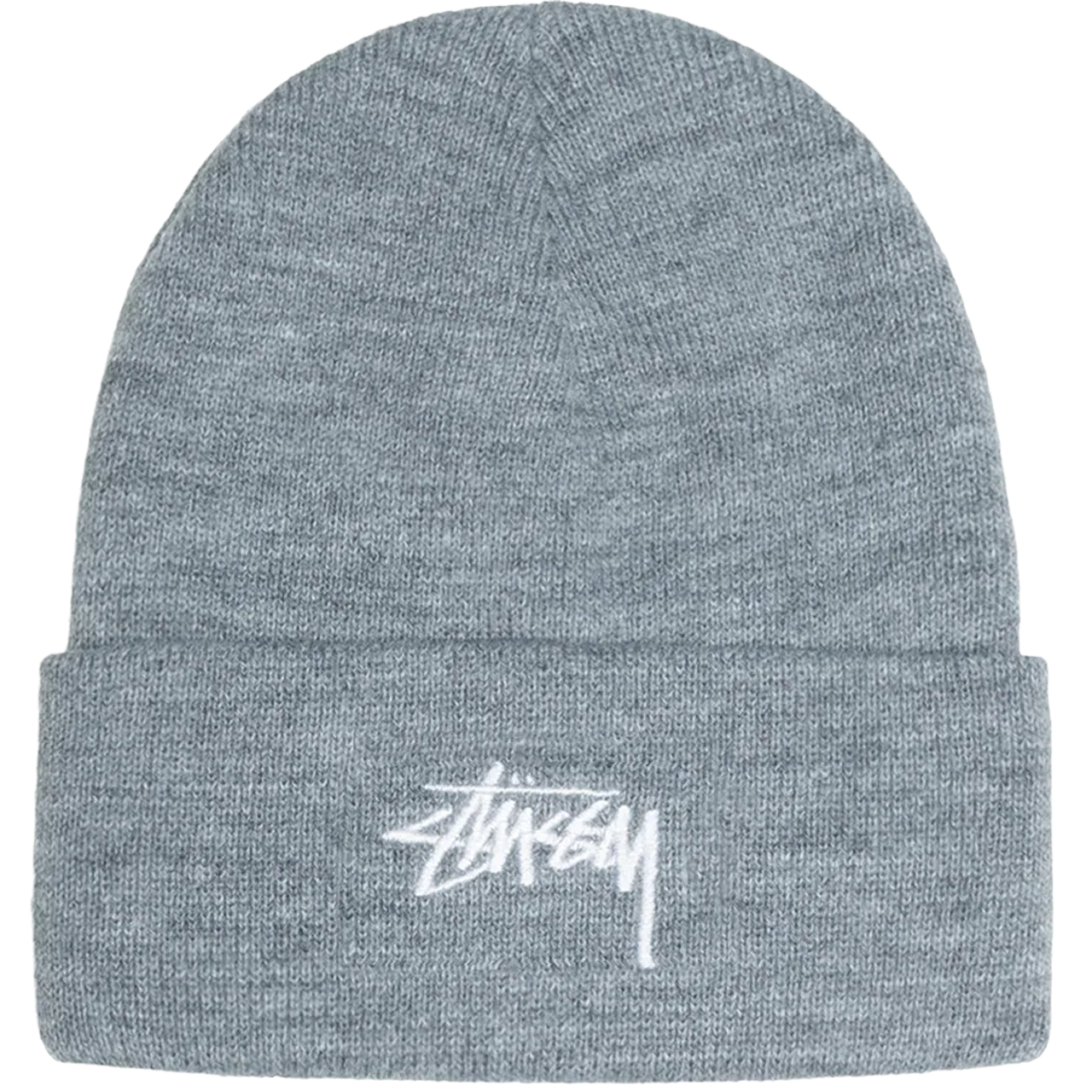 Stussy Cuff Beanie Stock Grey Heather