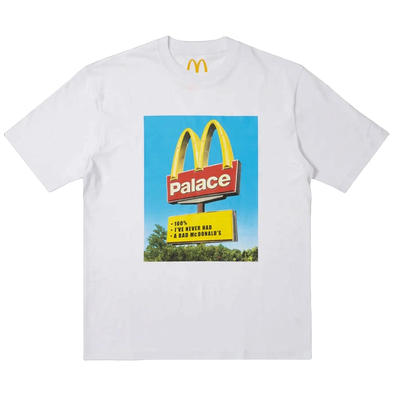 Palace x McDonald's Sign T-shirt White