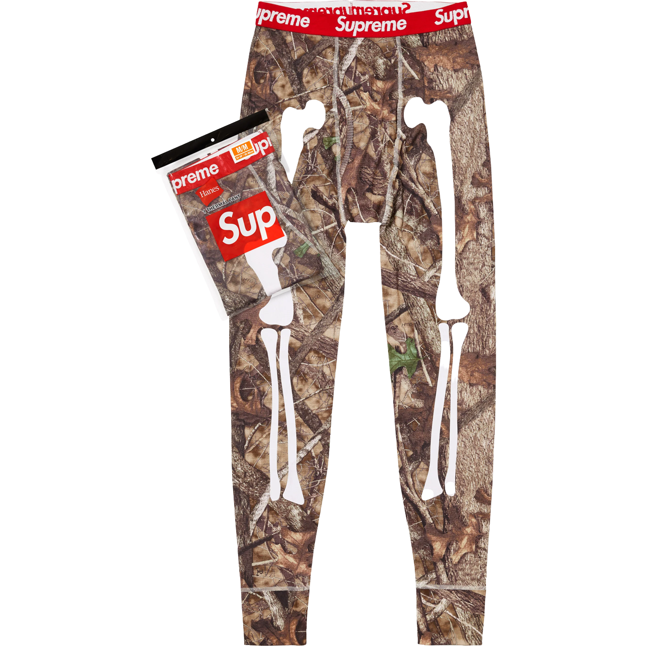 Supreme x Hanes Bones Thermal Pant (1 Pack) 'TrueTimber HTC Fall Camo'