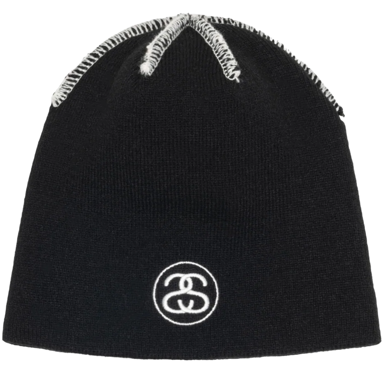 Stussy Exposed Stitch Skullcap Black