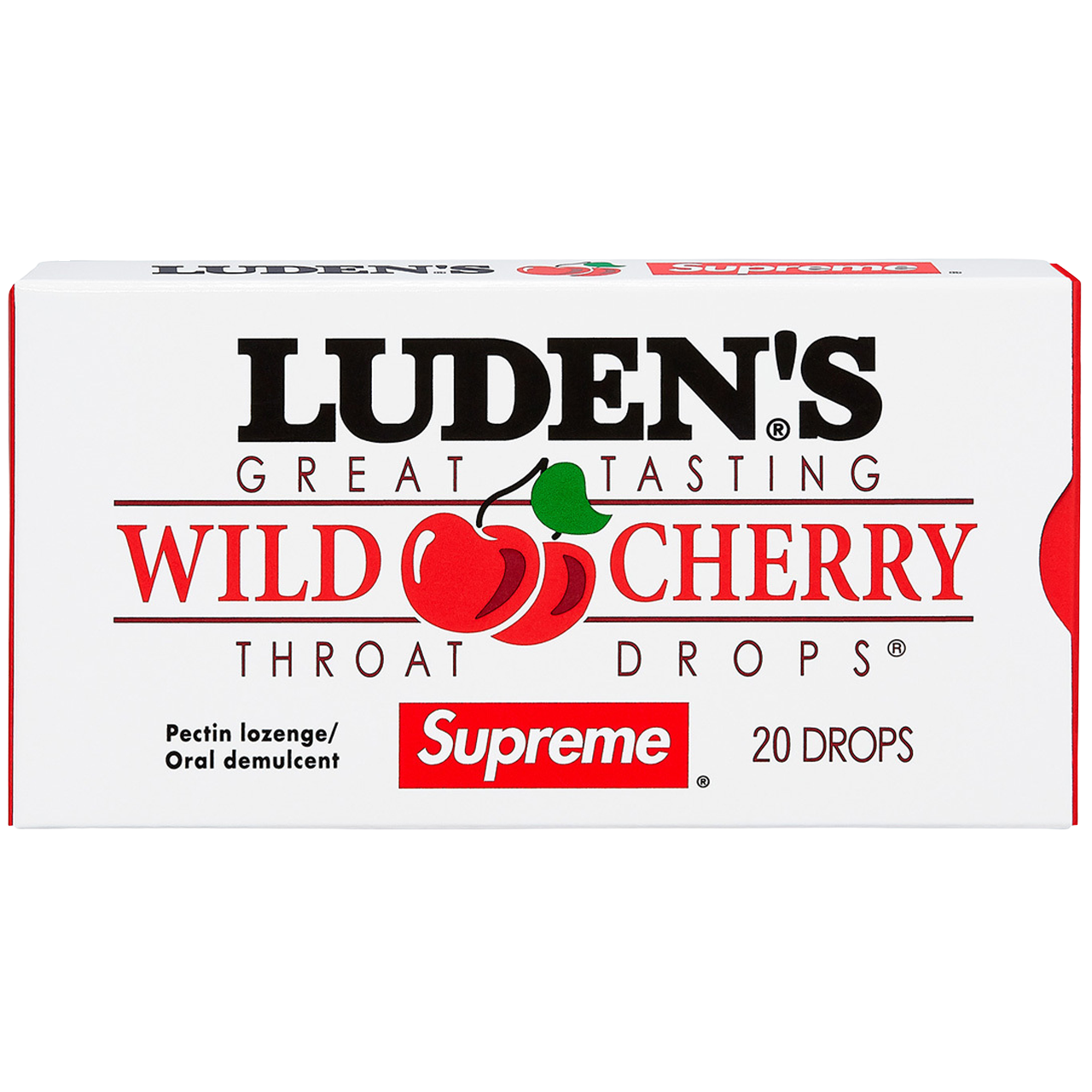 Supreme x Luden's Wild Cherry Throat Drops