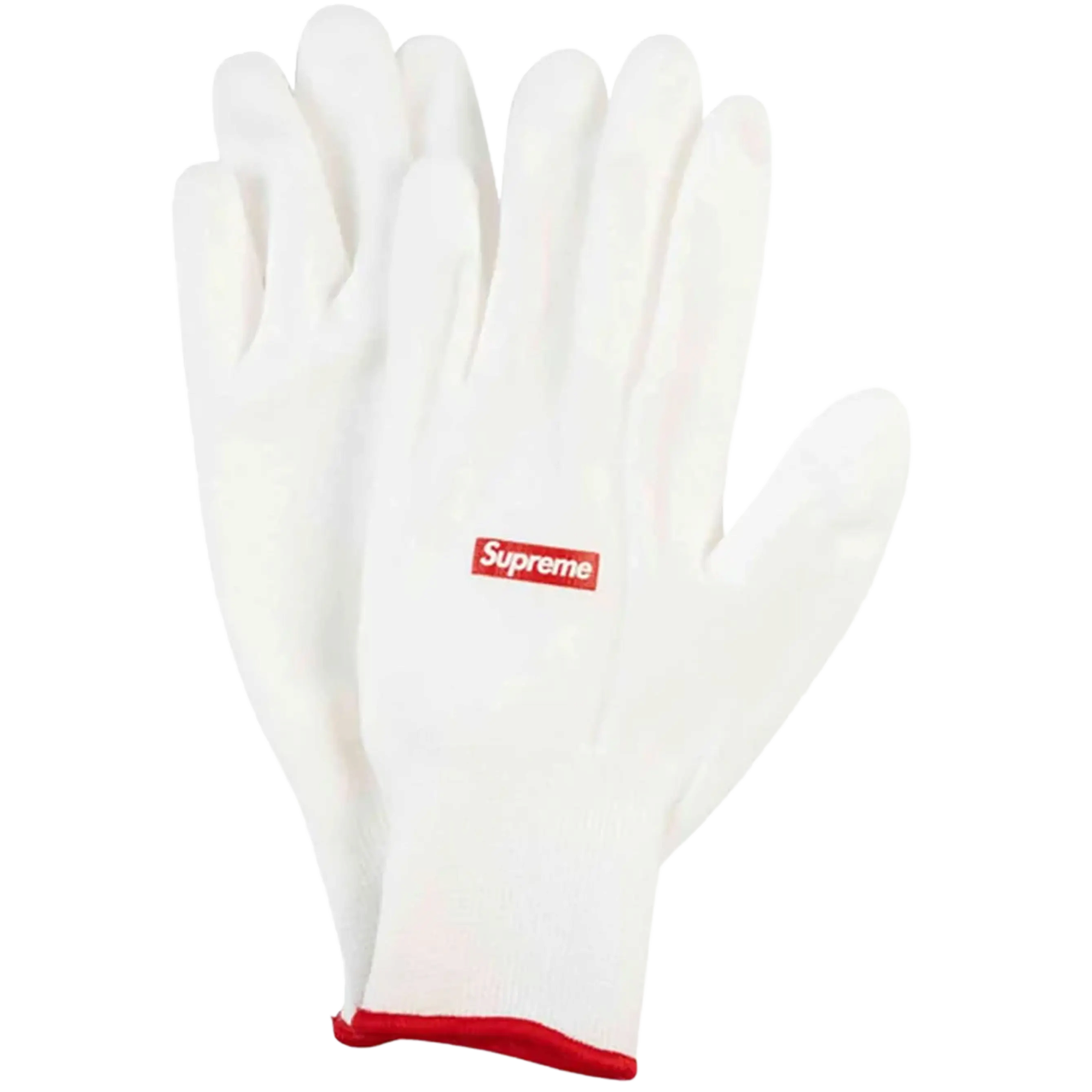 Supreme Rubberized Gloves - White