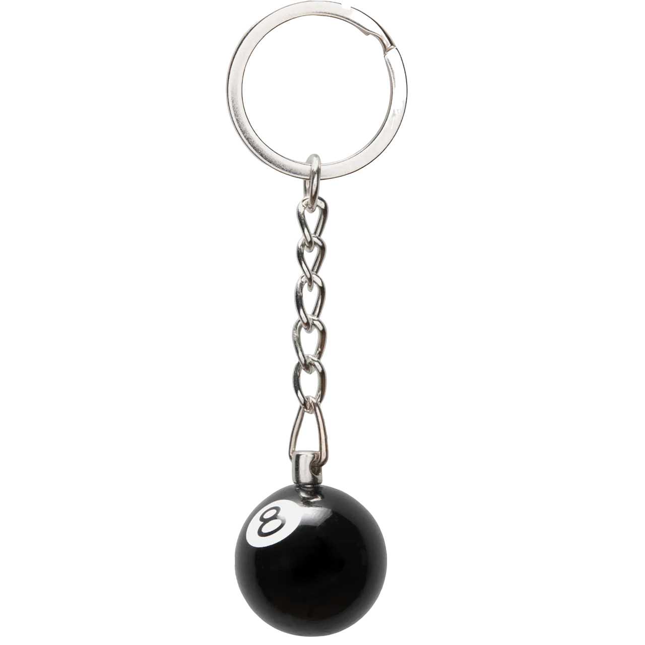 Stussy 8 BALL KEYCHAIN Black