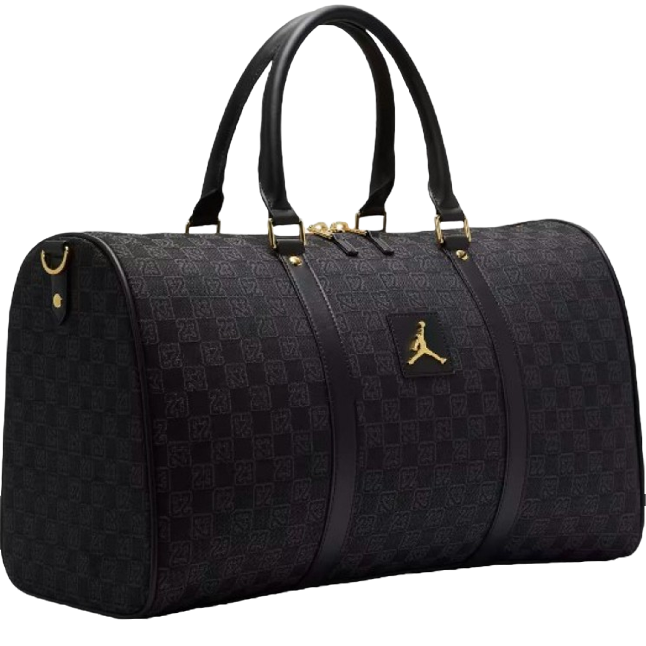 Jordan Monogram Duffle Bag (25L) Black Cat