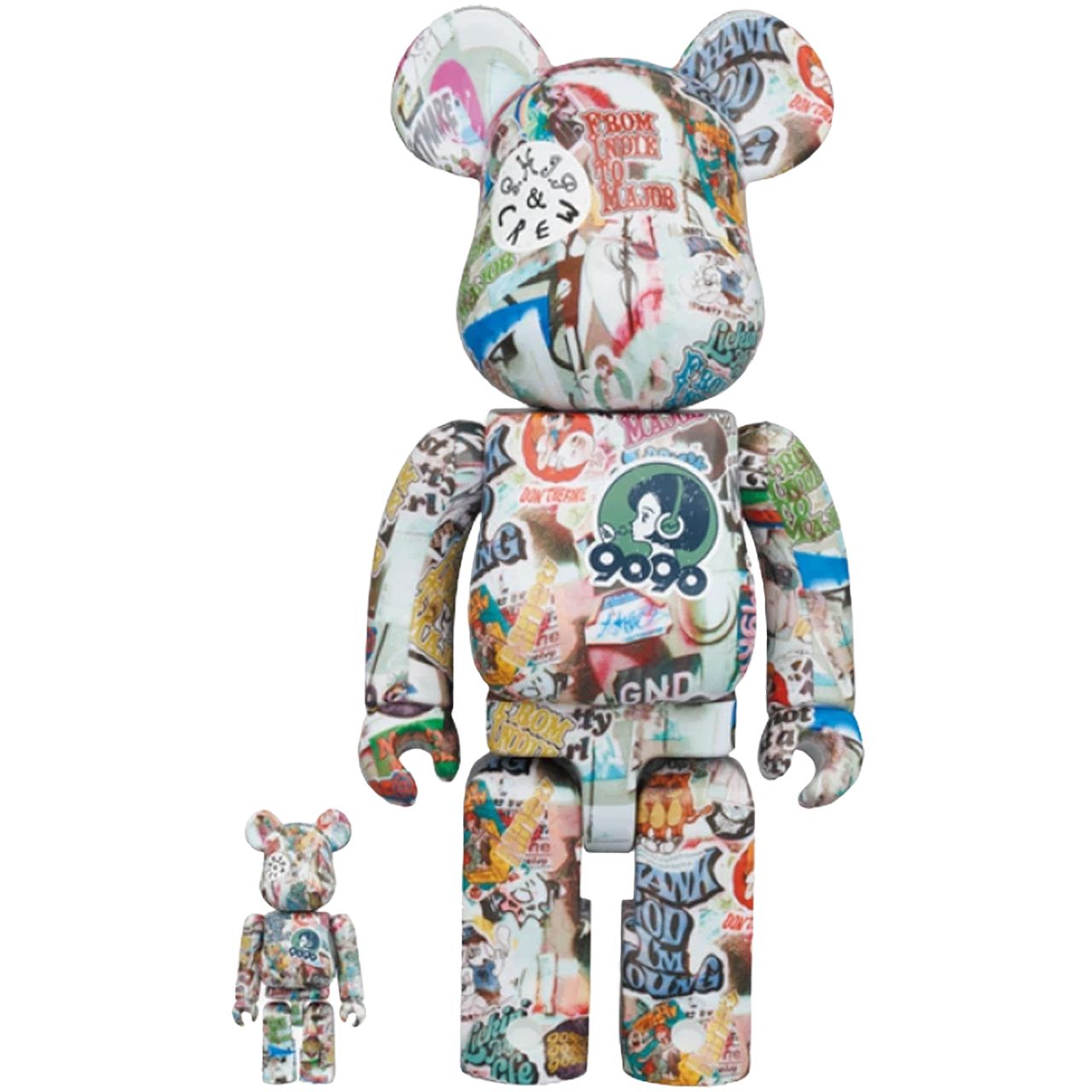 Bearbrick x 9090 x S.H.I.P & Crew 100% & 400% Set