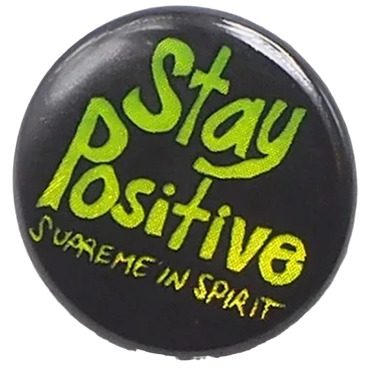 Supreme Stay Positive Button "Black"