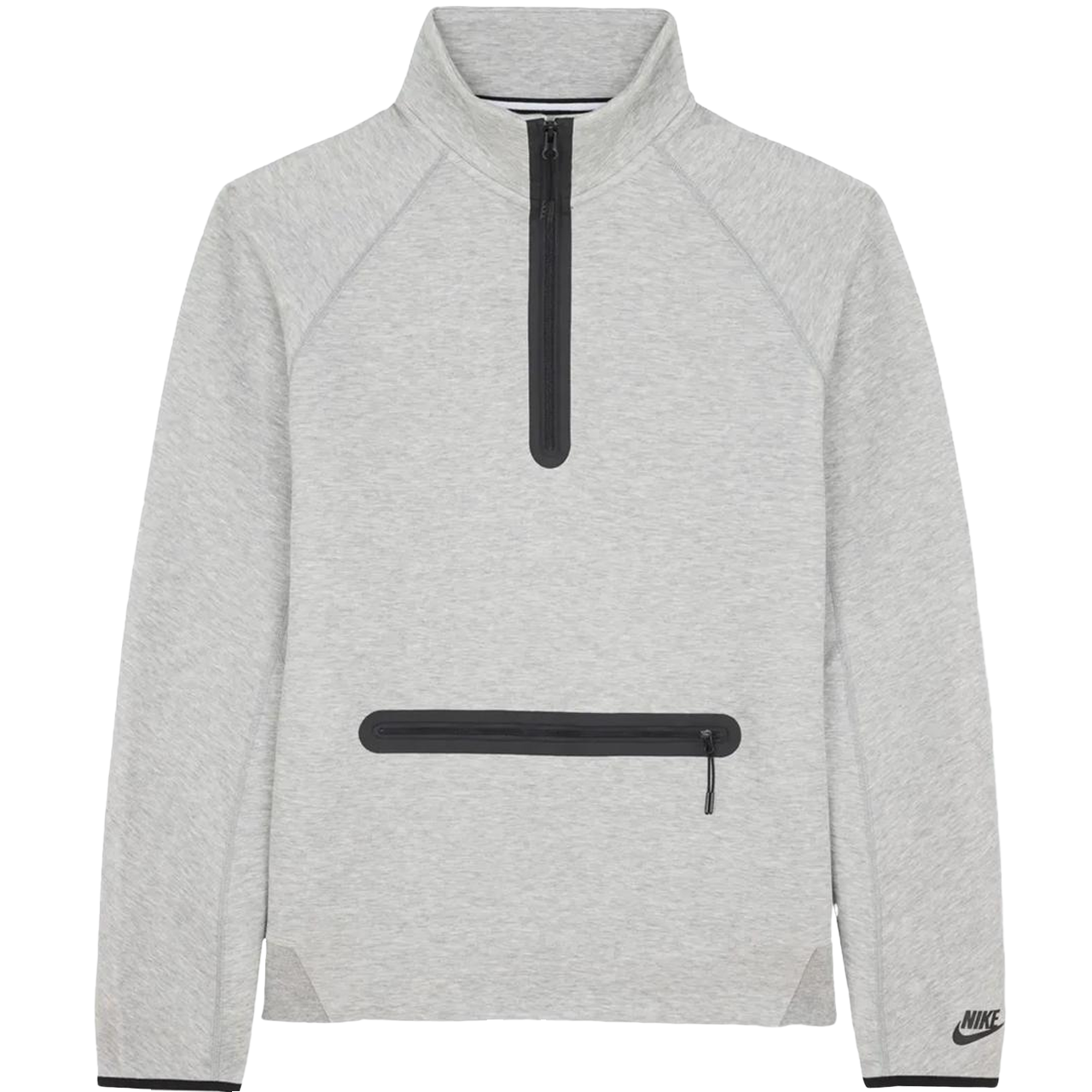 Nike Mens Tech Fleece Demi-Zip Sweat Dk Grey