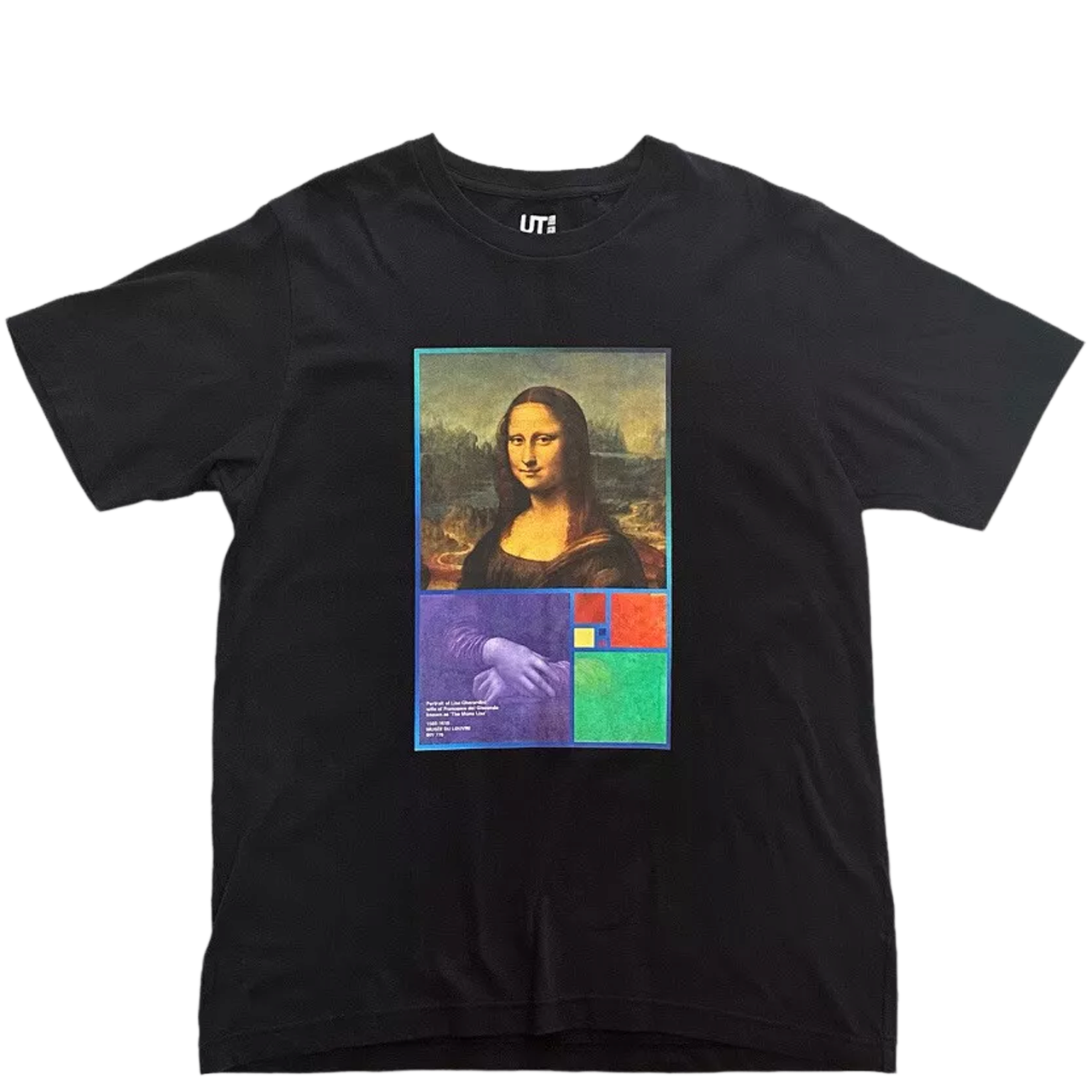 Uniqlo UT Peter Saville x Musee du Louvre Mona Lisa T-Shirt Black