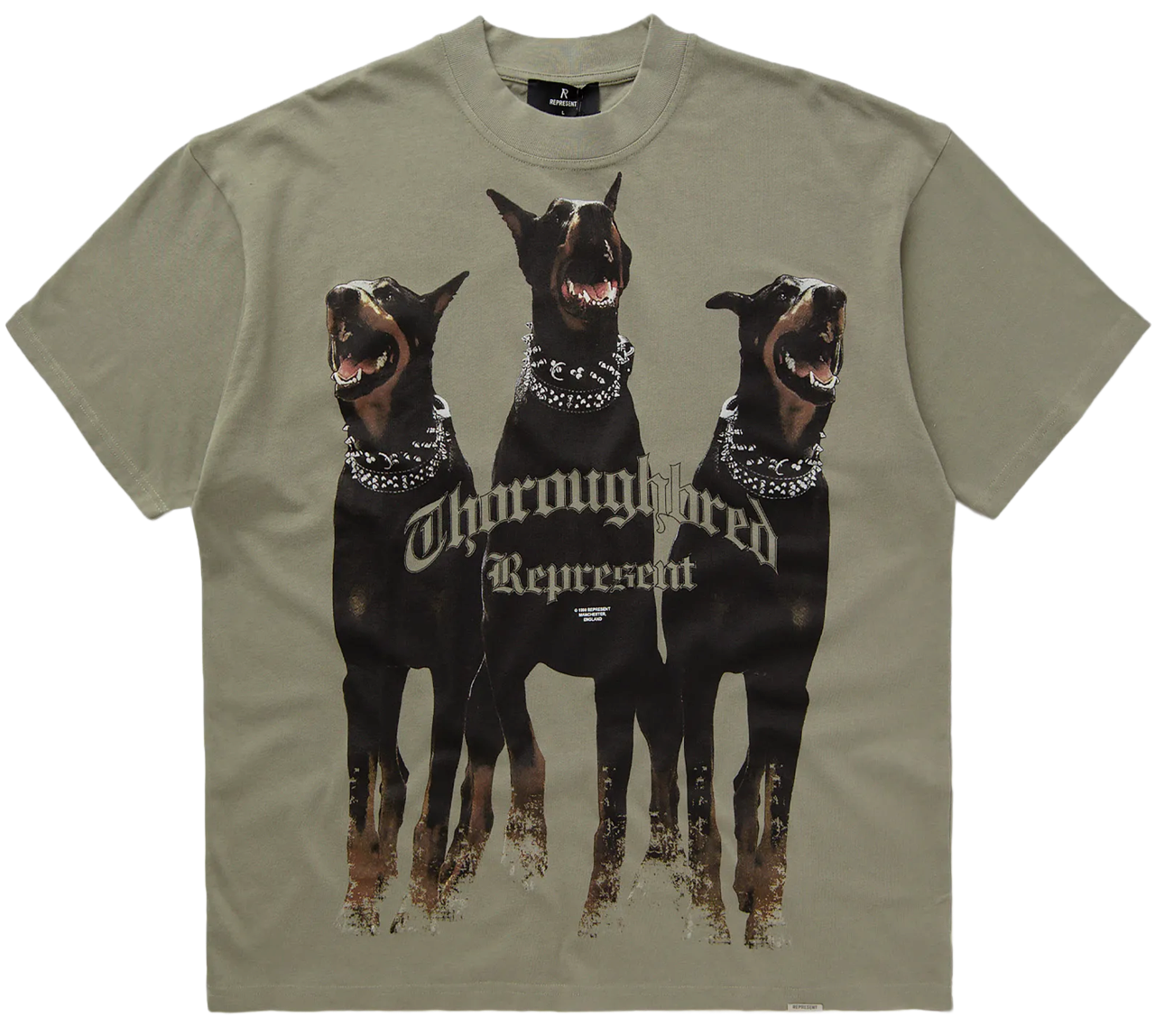 Represent Thoroughbred T-Shirt Vintage Green