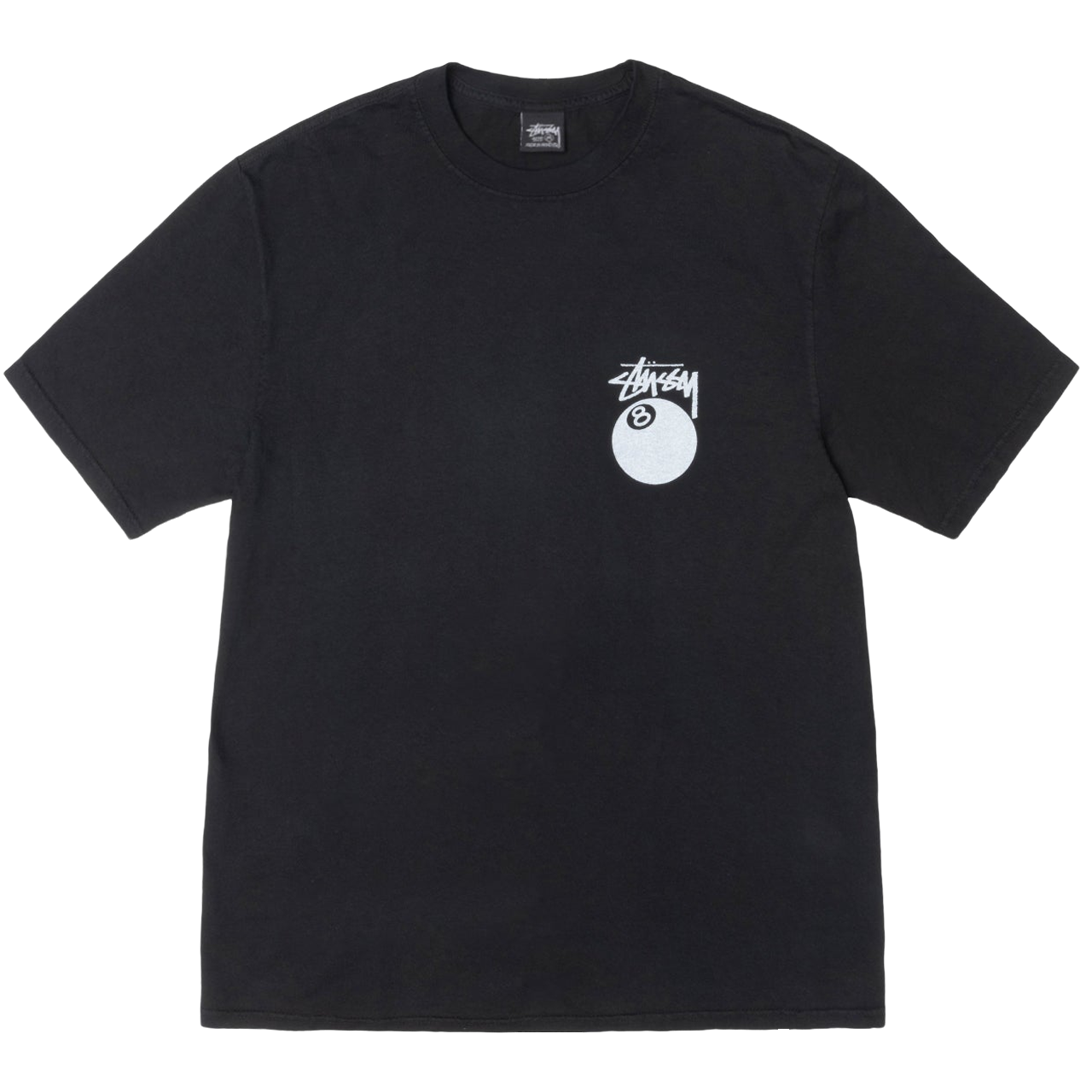 Stussy 8 Ball Pigment Dyed Tee Black