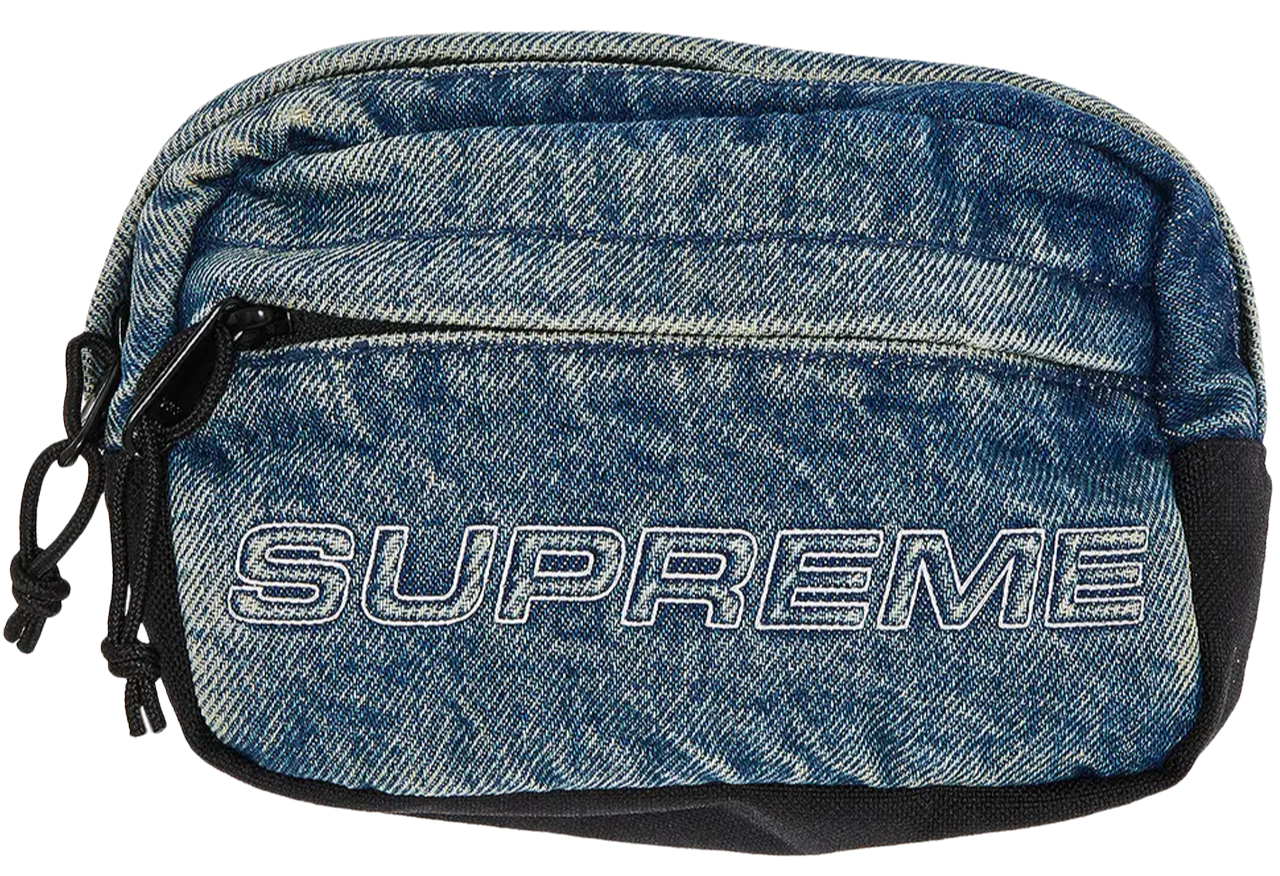 Supreme Denim Mini Shoulder Bag 'Washed Indigo'