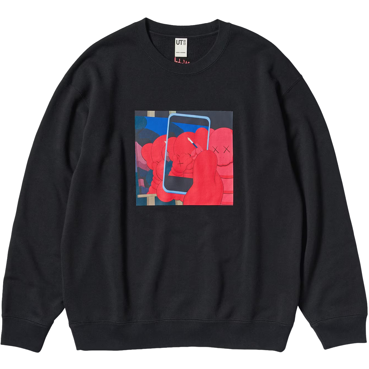 KAWS + Warhol Graphic Sweatshirt Black