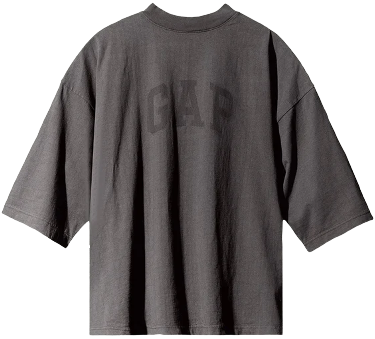 Yeezy Gap Engineered by Balenciaga Dove 3/4 Sleeve Tee Dark Grey