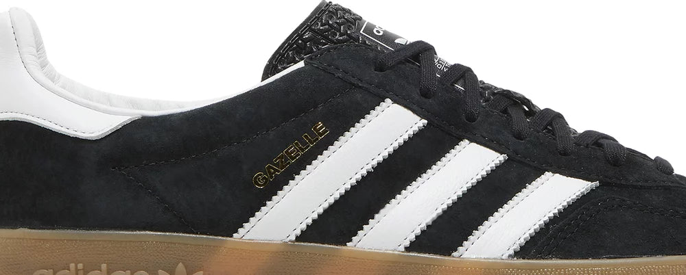 Adidas Gazelle Black White Gum