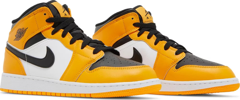 Air Jordan 1 Mid GS Reverse Yellow Toe