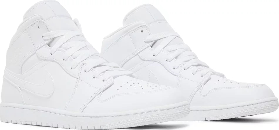 Air Jordan 1 Mid 'Triple White'