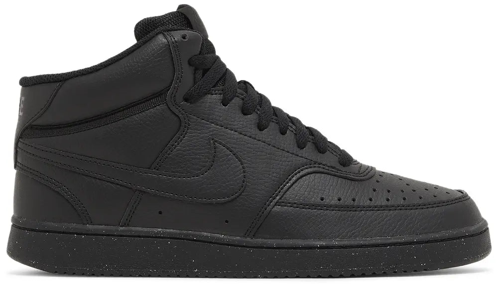 Nike Court Vision Mid Next Nature 'Triple Black'