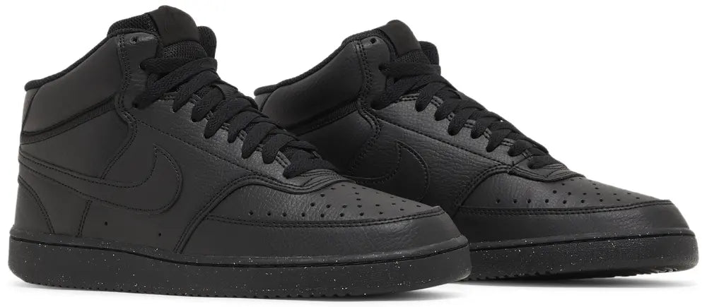 Nike Court Vision Mid Next Nature 'Triple Black'