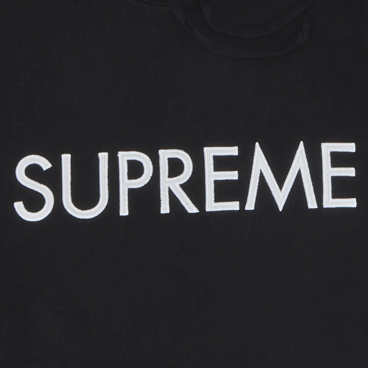 Supreme Capital Hooded Sweatshirt (FW22) Black