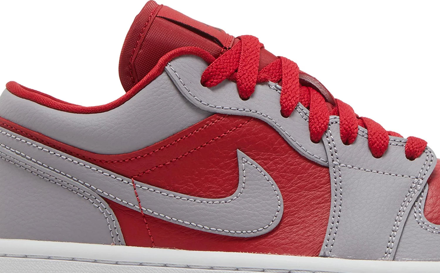 Air Jordan 1 Low SE Homage Split Gym Red Cement Grey W