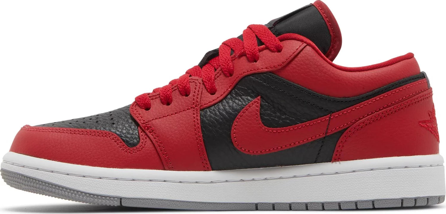 Air Jordan 1 Low SE Homage Split Gym Red Cement Grey W