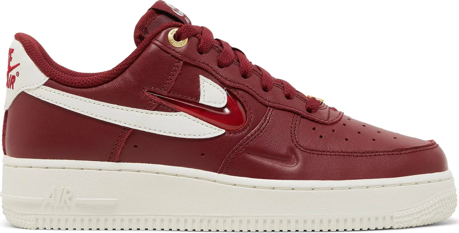 Nike Wmns Air Force 1 '07 Premium 'History of Logos - Team Red'