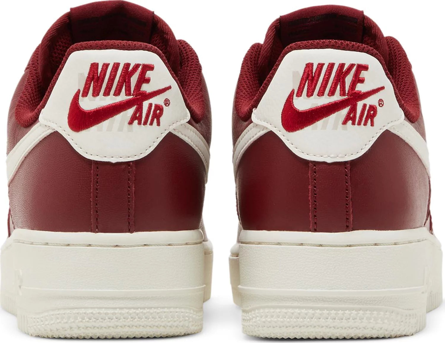 Nike Wmns Air Force 1 '07 Premium 'History of Logos - Team Red'