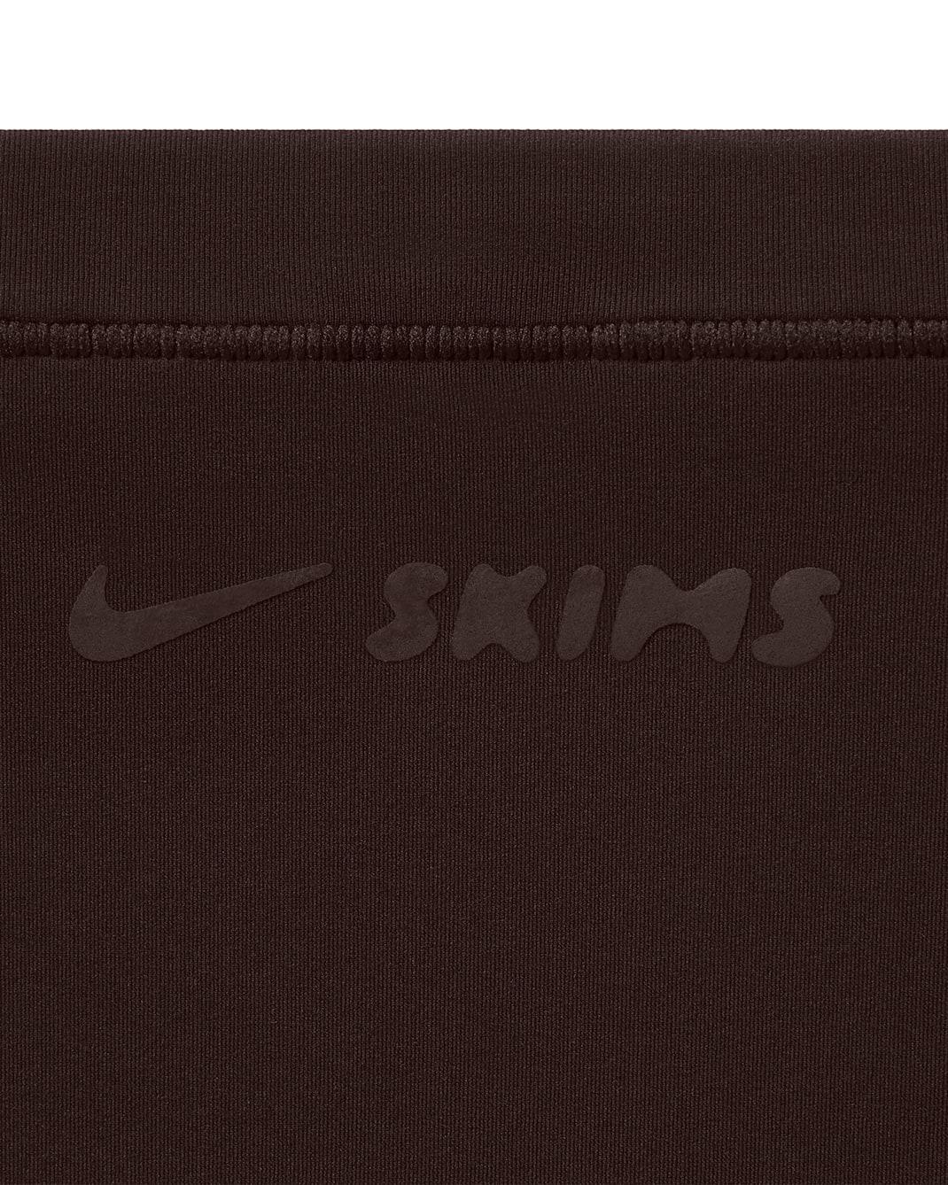 Nike x SKIMS Weightless Layers Women's Full-Zip Hoodie Dark Roast