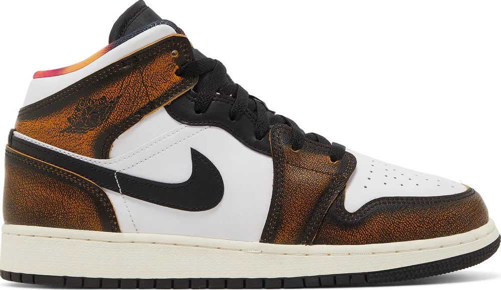 Air Jordan 1 Mid SE GS Wear-Away Taxi