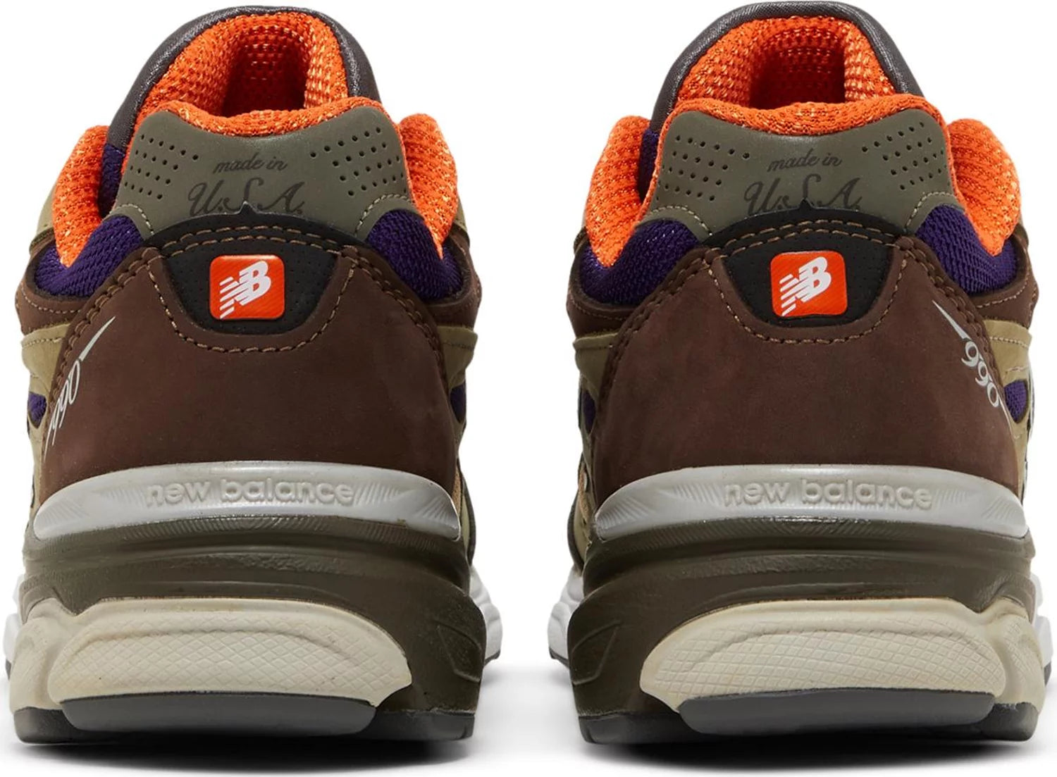 New Balance 990v3 MiUSA Teddy Santis Khaki Orange