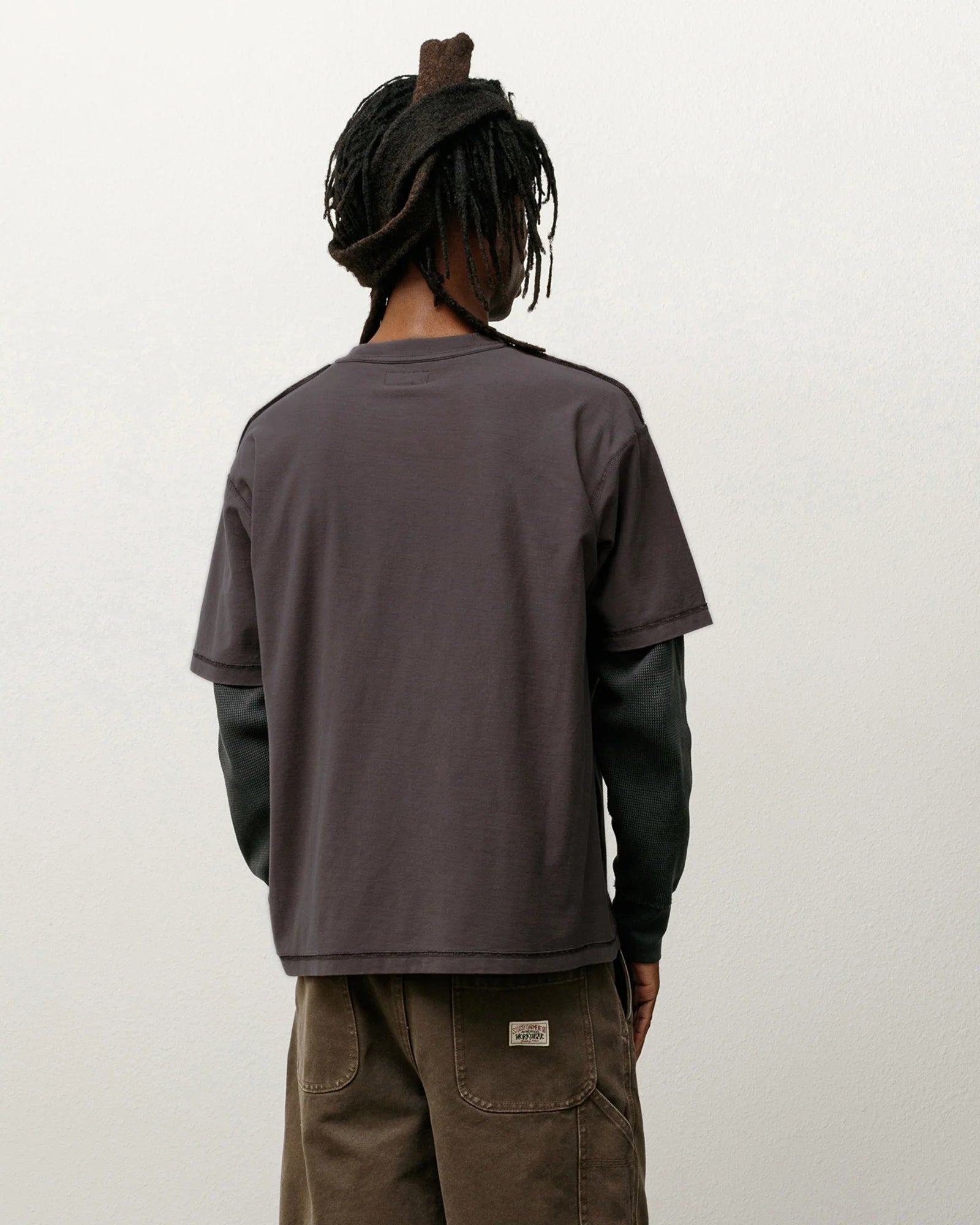 Stussy Lazy T-Shirt Faded Black
