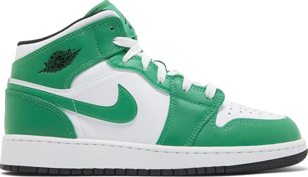 Air Jordan 1 Mid GS Lucky Green