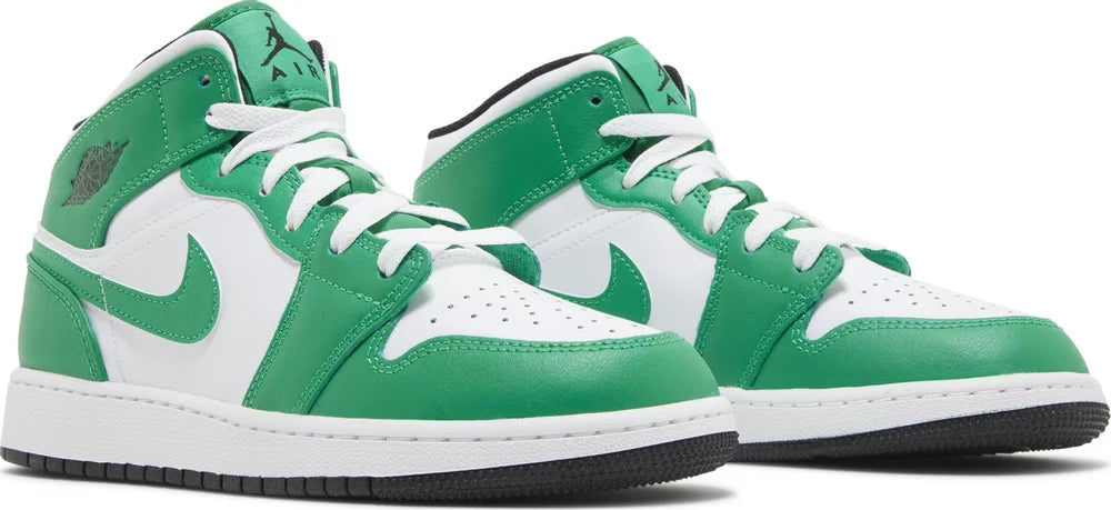 Air Jordan 1 Mid GS Lucky Green