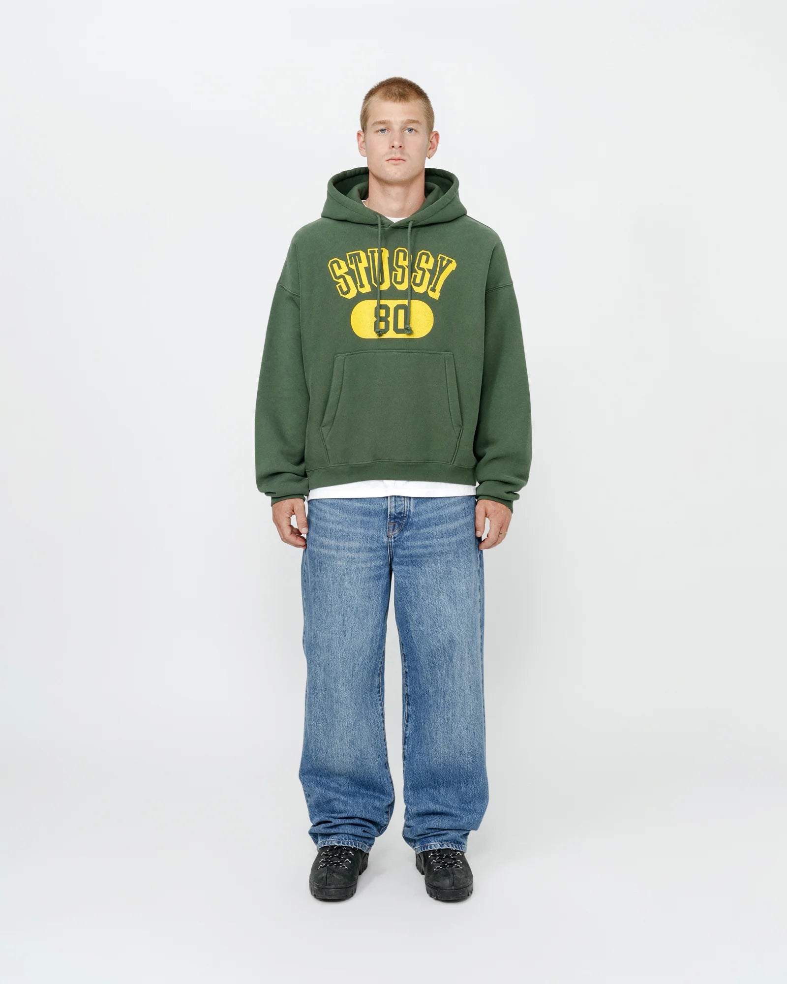 Stussy 80 Relaxed Hood Pine