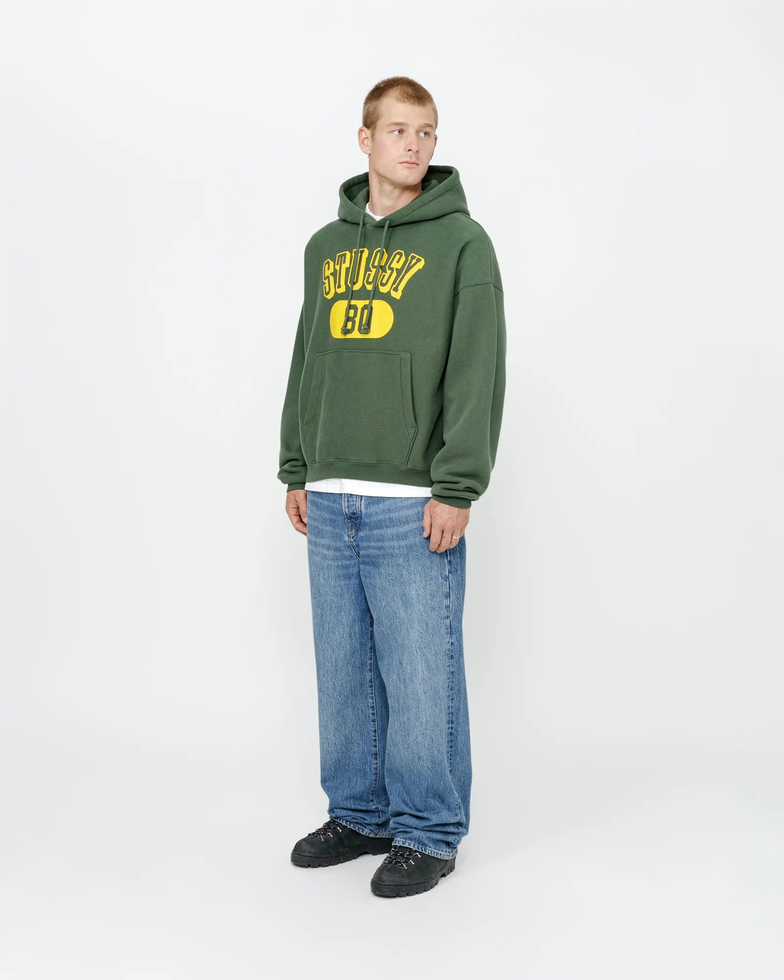 Stussy 80 Relaxed Hood Pine