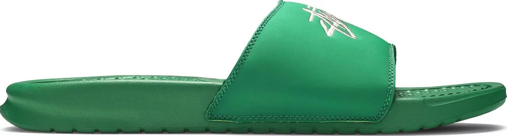 Nike X Stussy Benassi Slides "Pine Green" (Womens)